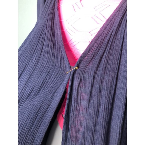 Wet seal blue lace detail cardigan - Picture 5 of 6